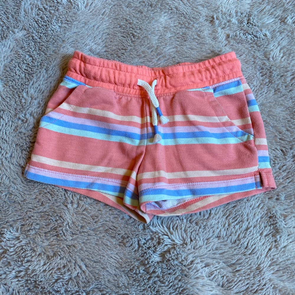 Cat & Jack Elastic Waist Sweat Play Striped Shorts